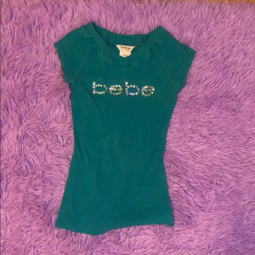 Bebe blue shirt